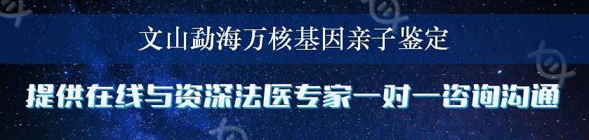 文山勐海万核基因亲子鉴定